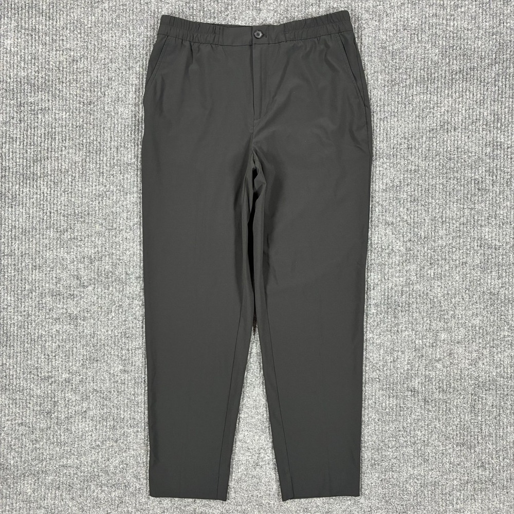 Banana Republic AirStretch Mens Performance Travel Pants Small Black Pull On